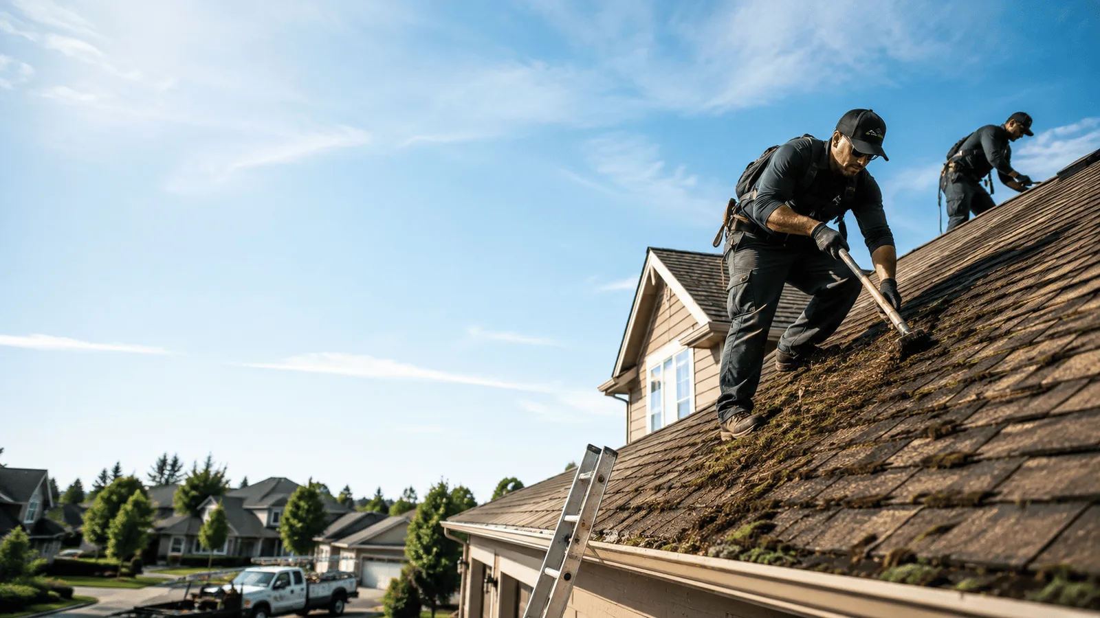 Roof Moss Removal in Busy, KY near me